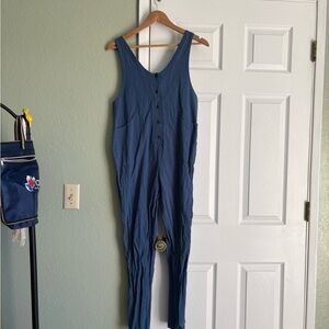 Source Unknown Blue Jumpsuit